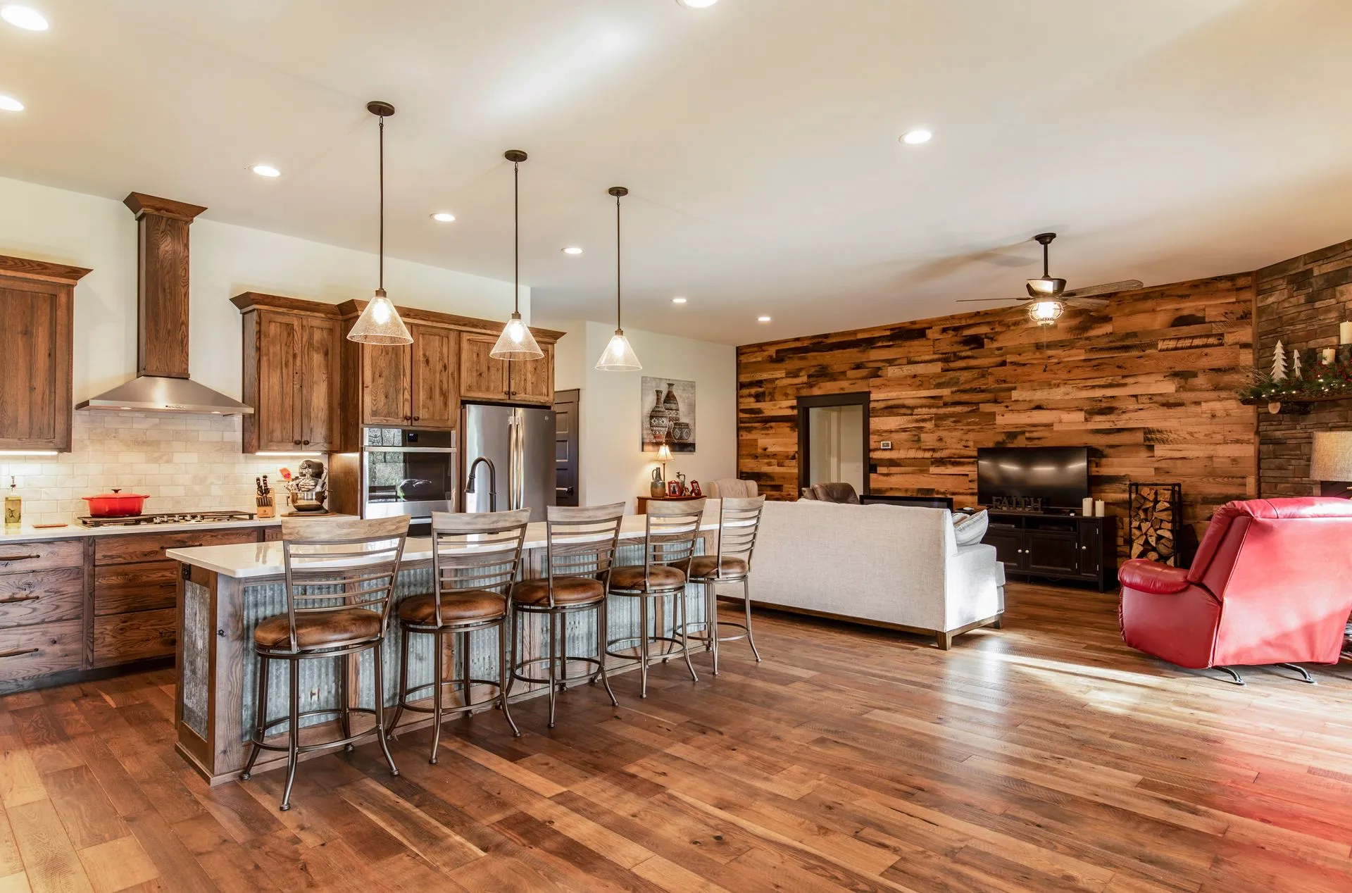 An open floor plan by Colyer Construction and Remodeling, Your Custom Home Builder.